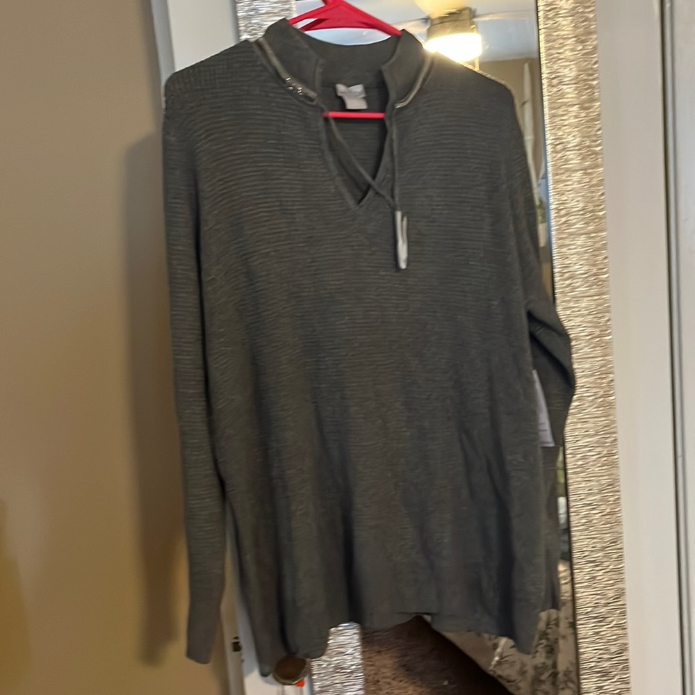 Chico’s sweater synergy cotton cashmere